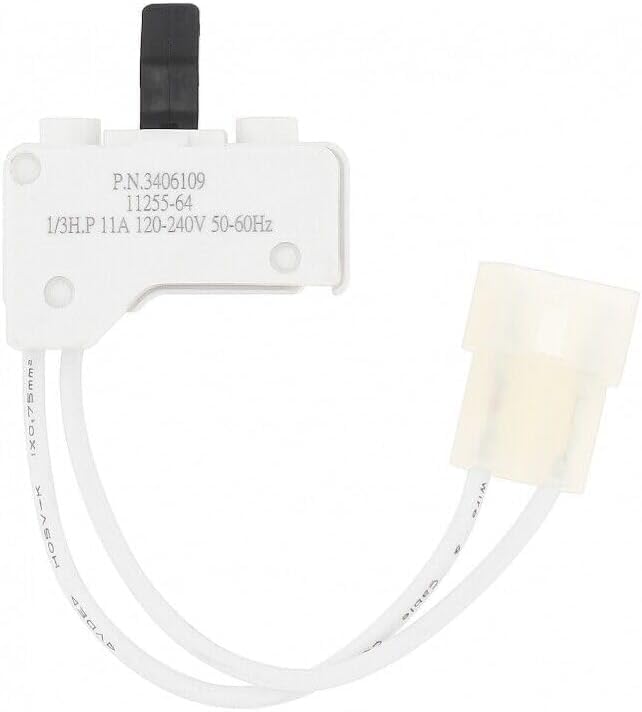 Washing Machine Door Switch, Compatible with Whirlpool Kenmore Sears Maytag Roper.