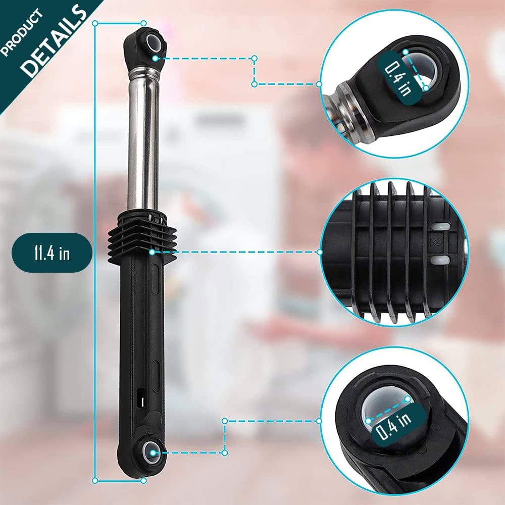 383EER3001G 4901ER2003A Washer Shock Absorber for LG Washing Machine Replace Part Number 383EER3001F, 383EER3001H, 383EER3001J (2 Pack)