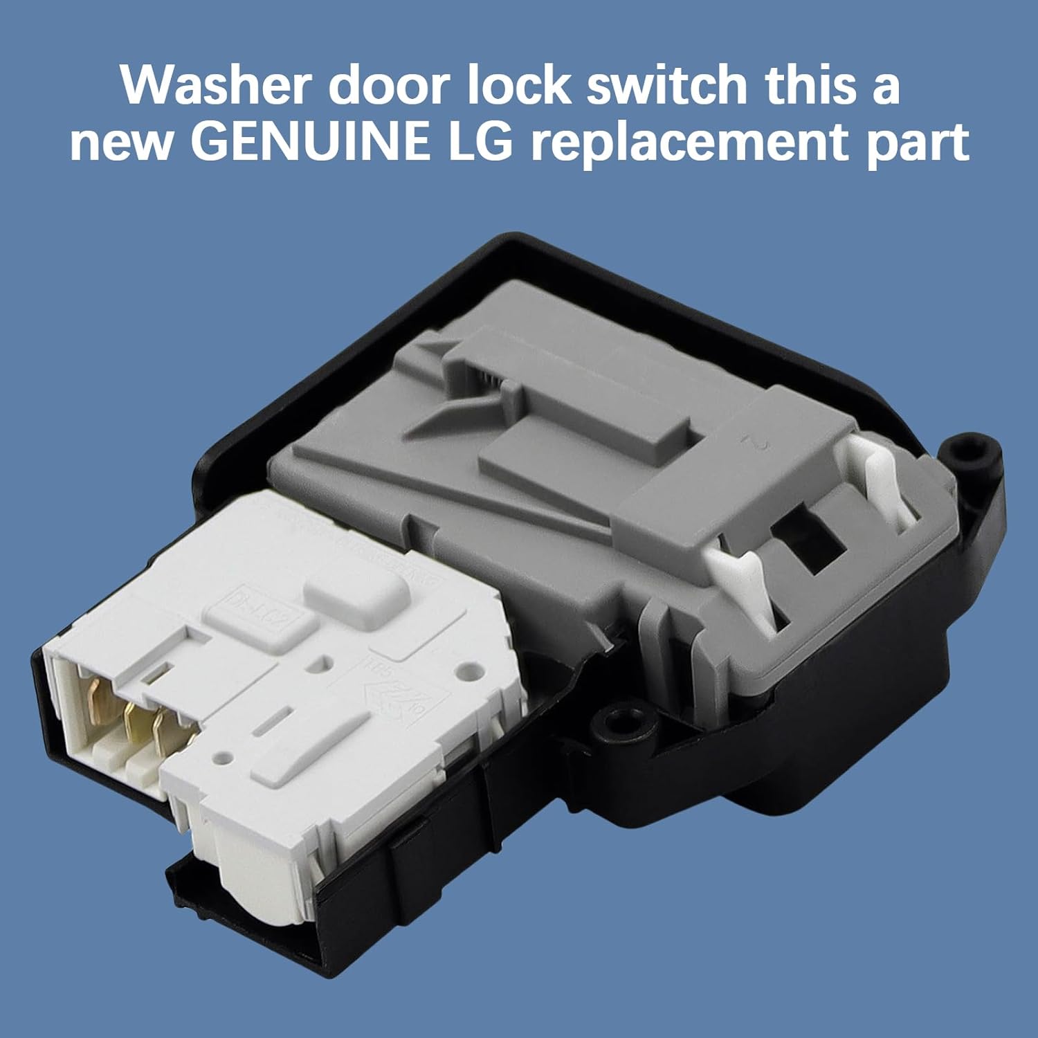 Washing Machine Door Lock for LG Front Load Washers - Replacement Door Lock Switch, Easy to Install, Compatible with WM4000HWA WM3370HVA WM3600HVA WM3900HBA WKE100HVA WKEX200HBA